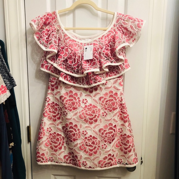 HP🌸Alexis Paula Floral Popover Mini Dress NWT - Picture 3 of 5